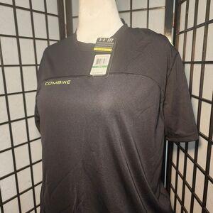 Under Armour Men's Black Combine Tee